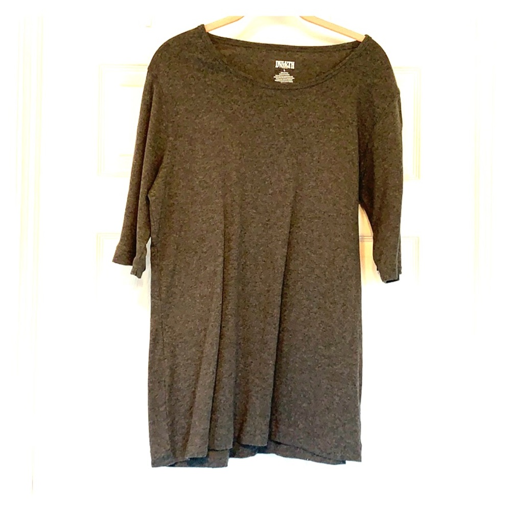 Duluth Trading basic top 3/4 sleeve